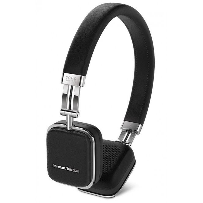 Bluetooth Harman Kardon Soho Wireless Black earphones (HKSOHOBTBLK)