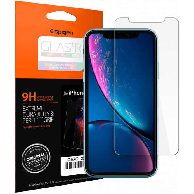 Стекло Spigen для iPhone XR Glass 