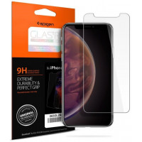 Glass of Spigen for iPhone XS Glass Glas.tR SLIM HD