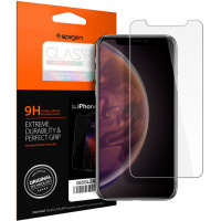 Glass of Spigen for iPhone XS Max Glass Glas.tR SLIM HD