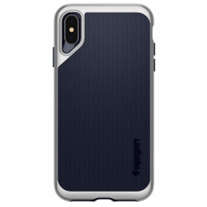 Cover of Spigen for iPhone XS Max Neo Hybrid Satin Silver