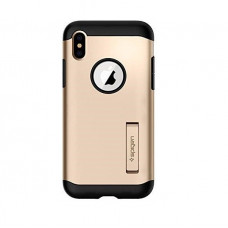 Cover of Spigen for iPhone XS Max Slim Armor Champagne Gold