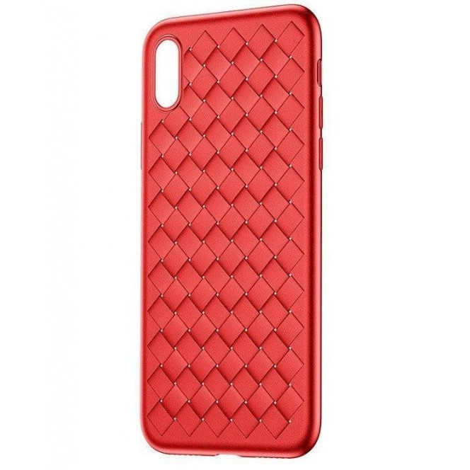 Cover of Baseus for iPhone X/Xs BV Weaving Red