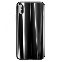 Cover of Baseus for iPhone X/Xs Glass Sparkling Black