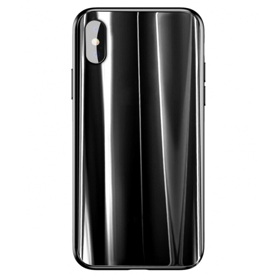 Чехол Baseus для iPhone X/Xs Glass Sparkling Black