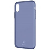 Cover of Baseus for iPhone X/Xs Simple Series Pluggy Transparent Blue