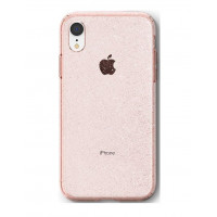 Чехол Spigen для iPhone XR Liquid Crystal Glitter Rose Quartz