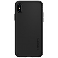 Cover + glass of Spigen for iPhone XS Max Thin Fit 360 Black