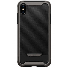 Cover of Spigen for iPhone XS Max Hybrid NX Gunmetal