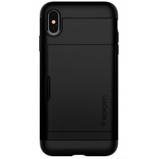 Чехол Spigen для iPhone XS Max Slim Armor CS Black