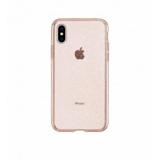 Чехол Spigen для iPhone XS/X Liquid Crystal Glitter Rose Quartz