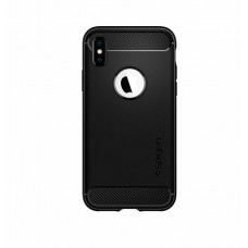 Чехол Spigen для iPhone XS/X Rugged Armor Matte Black