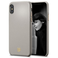 Чехол Spigen для iPhone XS/X La Manon calin Oatmeal Beige