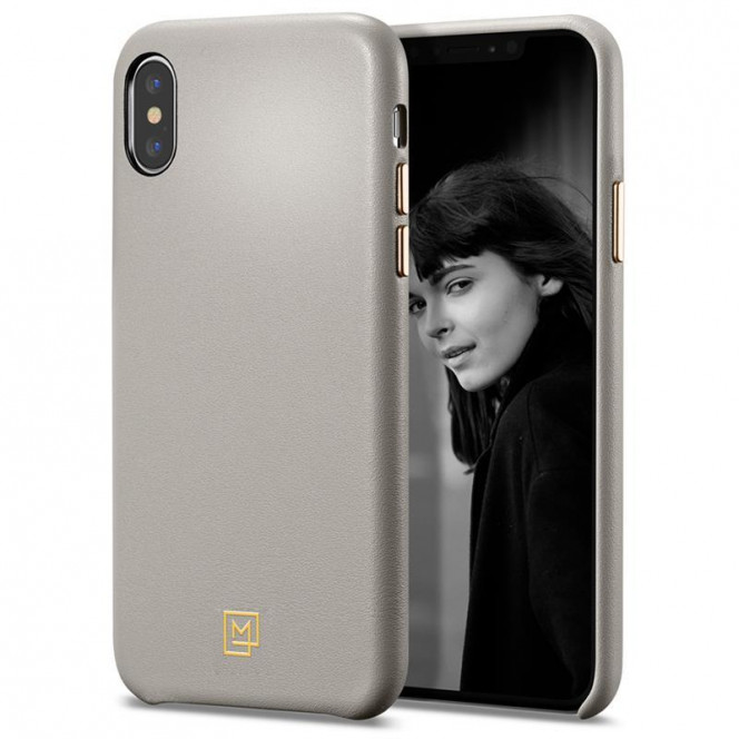 Чехол Spigen для iPhone XS/X La Manon calin Oatmeal Beige