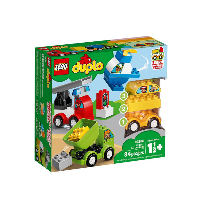 Конструктор LEGO DUPLO Мои первые машины (10886)