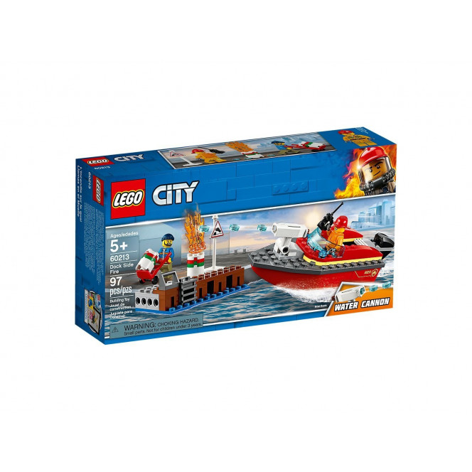 Конструктор LEGO City Пожар на причале (60213)