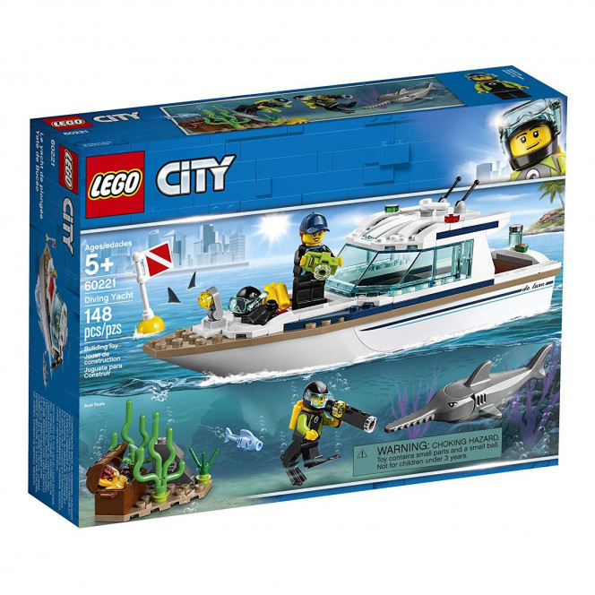 Конструктор LEGO City Яхта для дайвинга (60221)