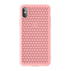 Чехол Baseus для iPhone XS/X BV Case Pink