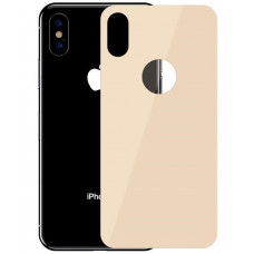 Стекло Baseus для iPhone XS/X 0.3mm Full rear protector Gold