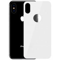 Стекло Baseus для iPhone XS/X 0.3mm Full rear protector White