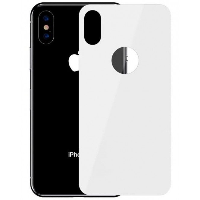 Стекло Baseus для iPhone XS/X 0.3mm Full rear protector White