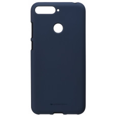 Goospery cover for Huawei Y6 2018 SF Jelly Midnight Blue