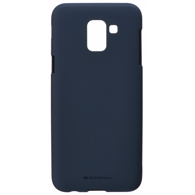 Goospery cover for Galaxy J6 2018 (J600) SF Jelly Midnight Blue