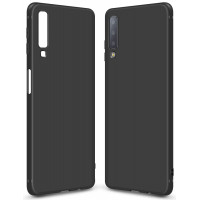 Чехол MakeFuture для Samsung A7 2018 (A750) Black Skin Case