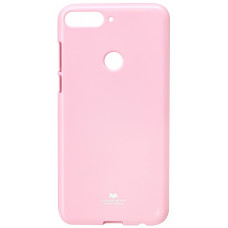 Goospery cover for Huawei Y7 prime 2018 Jelly Case Pink