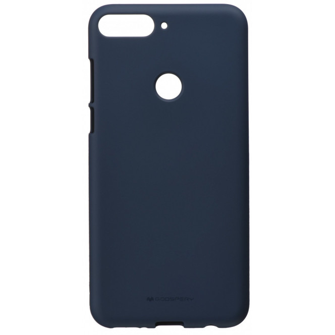 Goospery cover for Huawei Y7 prime 2018 SF Jelly Midnight Blue