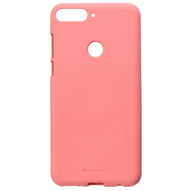 Goospery cover for Huawei Y7 prime 2018 SF Jelly Pink