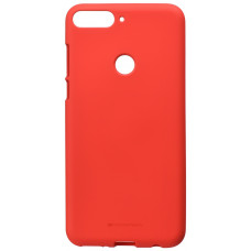 Goospery cover for Huawei Y7 prime 2018 SF Jelly Red