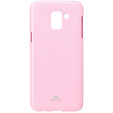 Goospery cover for Galaxy J6 2018 (J600) Jelly Case Pink