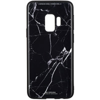 WK cover for Galaxy S9 (G960) Marble BK/GR