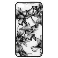 Чeхол WK для Apple iPhone 8 Plus/7 Plus WPC-061 Flowers BK/WH