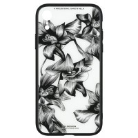 Чeхол WK для Apple iPhone XR WPC-061 Flowers BK/WH