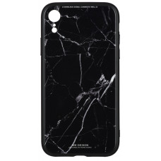 WK cover for the Apple iPhone XR WPC-061 Marble BK/GR