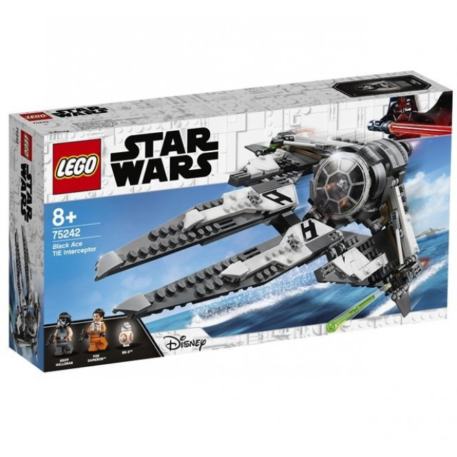 Конструктор LEGO Star Wars Перехватчик TIE Черный ас (75242)