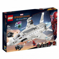 Конструктор LEGO Super Heroes Реактивный самолёт Старка и атака дрона (76130)