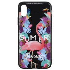 Чeхол WK для Apple iPhone XS/X WPC-061 Flamingo