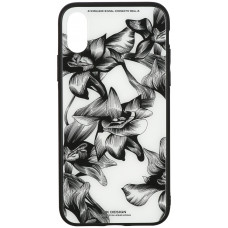 Чeхол WK для Apple iPhone XS Max WPC-061 Flowers BK/WH