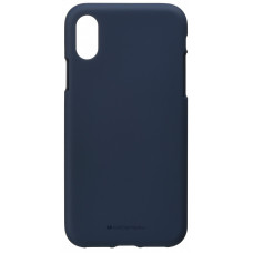 Goospery cover for the Apple iPhone X/XS SF Jelly Midnight Blue