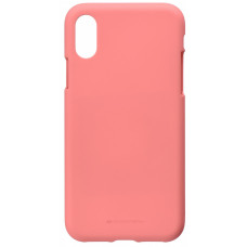 Goospery cover for the Apple iPhone X/XS SF Jelly Pink