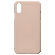 Goospery cover for the Apple iPhone X/XS SF Jelly Pink Sand