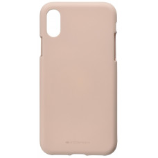 Goospery cover for the Apple iPhone XS Max SF Jelly Pink Sand