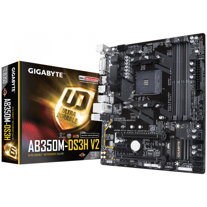 GIGABYTE GA-AB350M-DS3H V2 motherboard