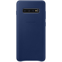 Чехол для Samsung S10+ (G975) Leather Cover Navy