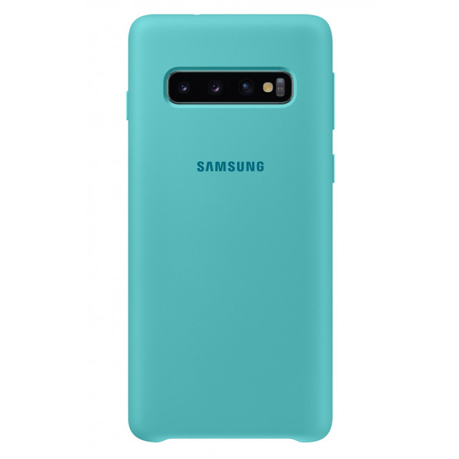 Чехол для Samsung S10 (G973) Silicone Cover Green