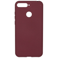 Cover 2E for Huawei Y6 2018 Dots Marsala