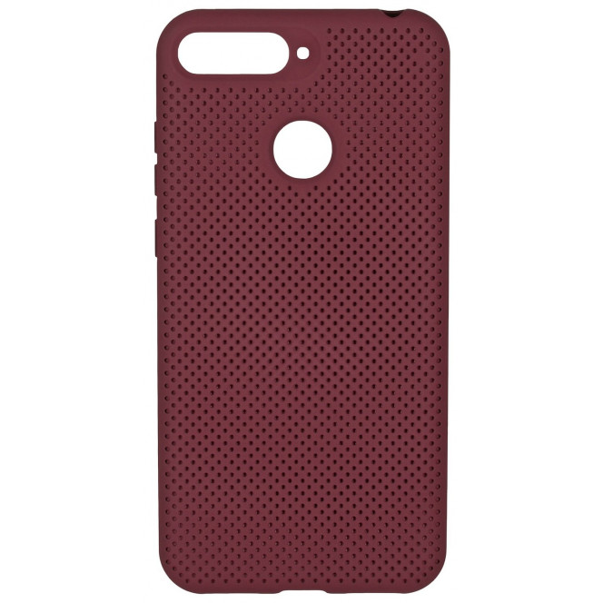 Cover 2E for Huawei Y6 2018 Dots Marsala